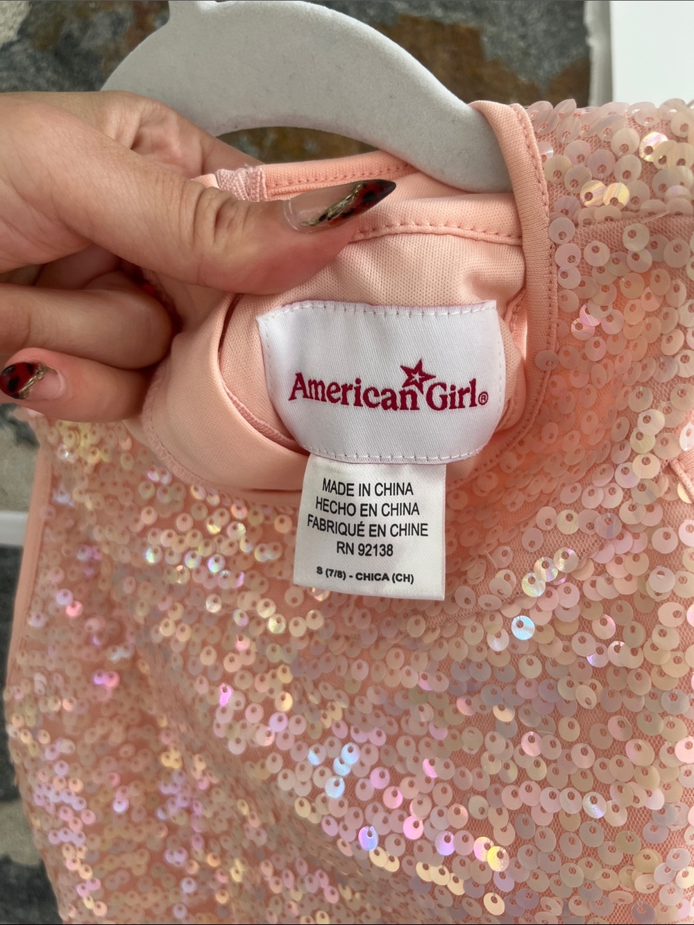 Girls American Girl x Something Navy Holiday Sequin Set - Picture 4 of 6